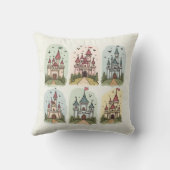 Coussin Châteaux de Contes de Fées Fantaisistes (Verso)