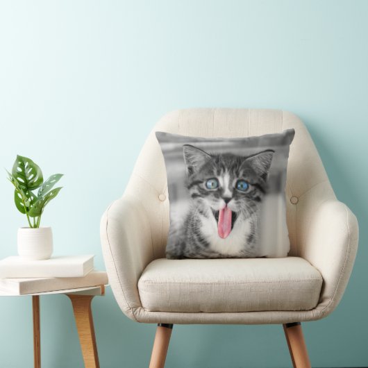 Coussin Chaton drôle (Chaise)