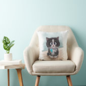 Coussin Chaton en smoking adorable dessin animé (Chaise)