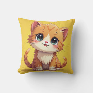 coussin chaton mignon