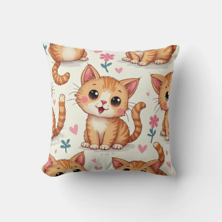 coussin chaton mignon