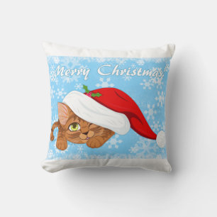 Coussin Chaton vacances