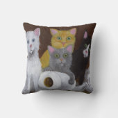 Coussin Chatons Joueurs (Verso)