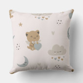 Coussin Chats anges Kawaii et nuages (2) (Verso)