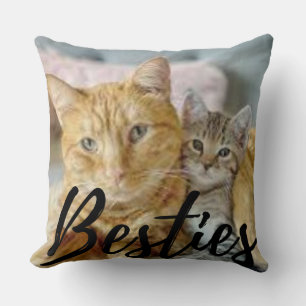 Coussin Chats [Besties] Lancer l'oreiller
