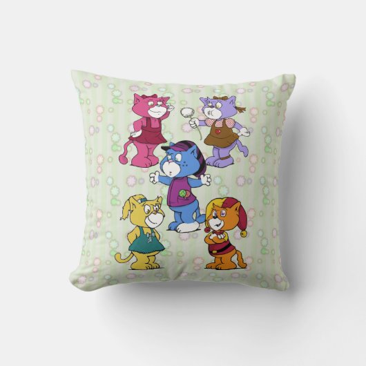 Coussin Chats Boomi (Recto)