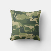 Chats Camouflage Vert Motif Cool Kitty Chats Camo