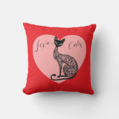 Coussin Chats d'amour  (Recto)
