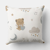 Coussin Chats d'ange Kawaii & Nuages (1) (Verso)