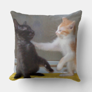 Coussin Chats de moëlle 34 Carrés Lève-oreiller