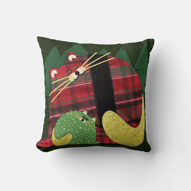 Coussin Chats de vacances (Recto)