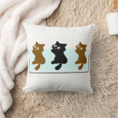 Coussin Chats drôles de natation , Illustration de chat mi (Couverture)