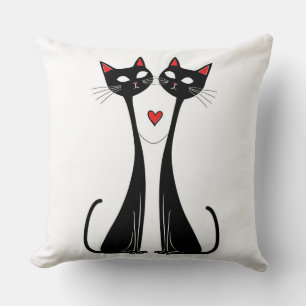 Coussin Chats en amour
