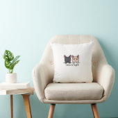 Coussin Chats en famille (Chaise)