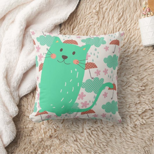 Coussin Chats en pluie (Couverture)