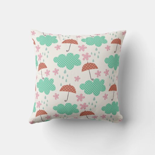 Coussin Chats en pluie (Verso)