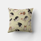 Coussin Chats japonais (couleur variable) (Verso)