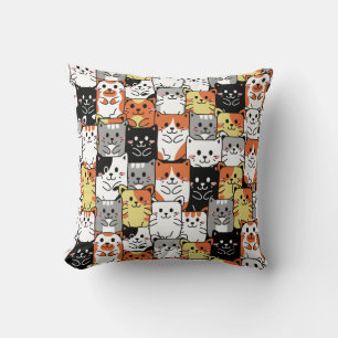 Coussin Chats mignons