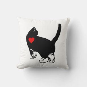 Coussin Chats montrant l'amour