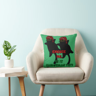 Coussin chats noël, est-ce encore noël ?