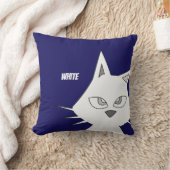 Coussin Chats noirs et blancs (Couverture)