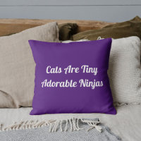 Chats sont des ninjas adorables personnalisés roya