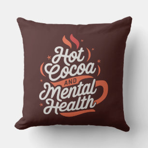Coussin Chaud cacao et santé mentale Personnalisé