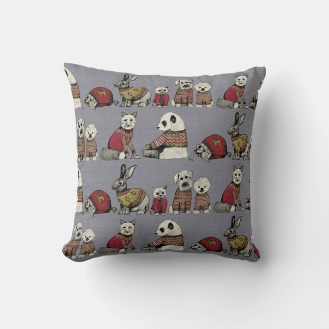 Coussin chaudières vintages (Recto)