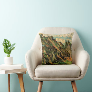 Coussin Chaumières en grès par Vincent van Gogh