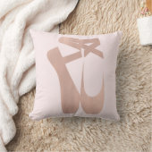 Coussin Chaussons de ballet roses Ballerine Or rose Chambr (Couverture)