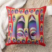 Coussin Chaussures + Rouge (Couverture)
