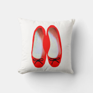 Coussin chaussures rouges