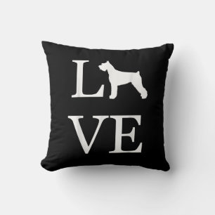 Coussin chauve géante de l'amour silhouette amoureux des c