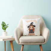 Coussin Chauve sorcière d'Halloween | Éffrayant adorable (Chaise)