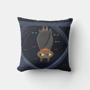 Coussin Chauve-souris mignonne d'Halloween