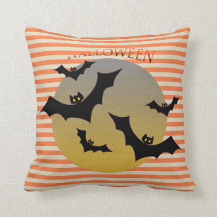 Coussin chauves-souris d'Halloween