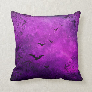 Coussin Chauves-souris et tourbillons