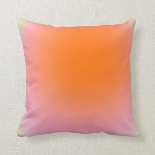 Coussin Chaux Gradient Coloré Vert rose orange