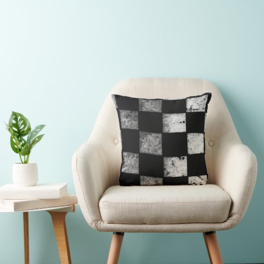 Coussin Checkered de drapeau (Chaise)