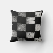 Coussin Checkered de drapeau (Verso)