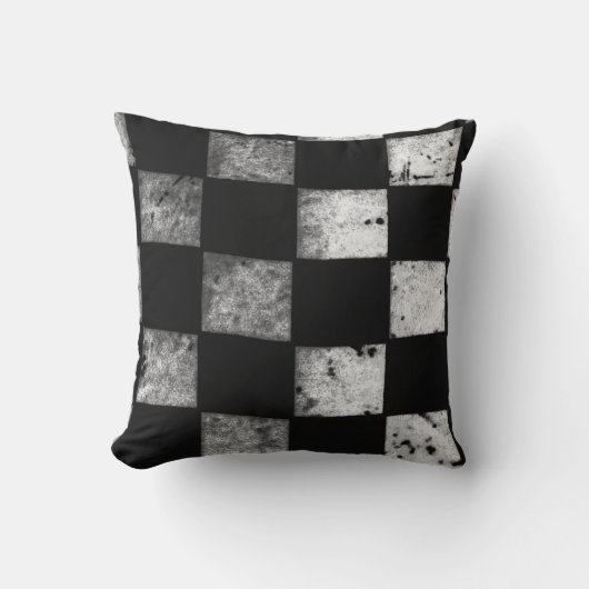 Coussin Checkered de drapeau (Recto)