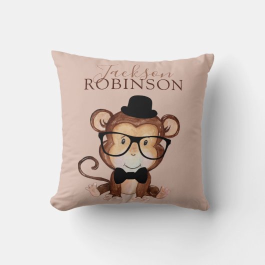 Coussin Cheeky Monkey | Bébé | (Recto)