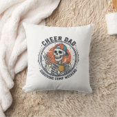 Coussin Cheer Dad Surviving Comp Weekend Skeleton Shirt_1 (Couverture)