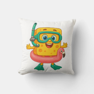 Coussin CheeseSunny™ – Série Été par MiniSnackWorld