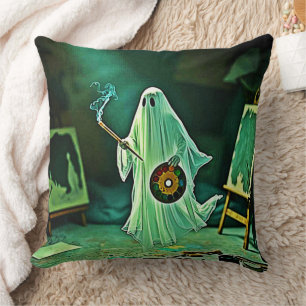 Coussin Chef-d'oeuvre Eerie de l'artiste fantôme