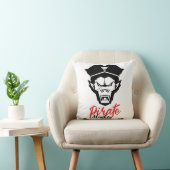 Coussin Chef du T-shirt singe pirate (Chaise)