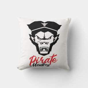 Coussin Chef du T-shirt singe pirate