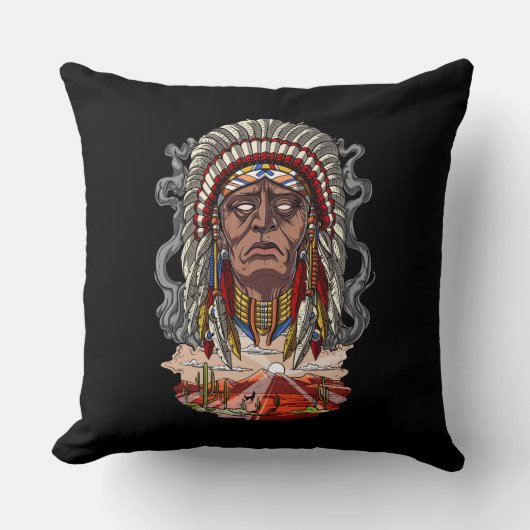 Coussin Chef indien (Recto)