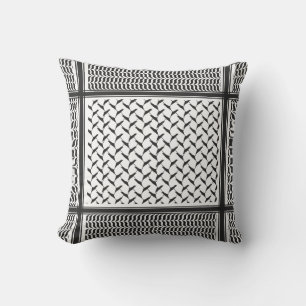 Coussin Chemagh noir et blanc de la Joranian