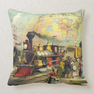 Coussin Chemin de fer central 1882 de l'Illinois